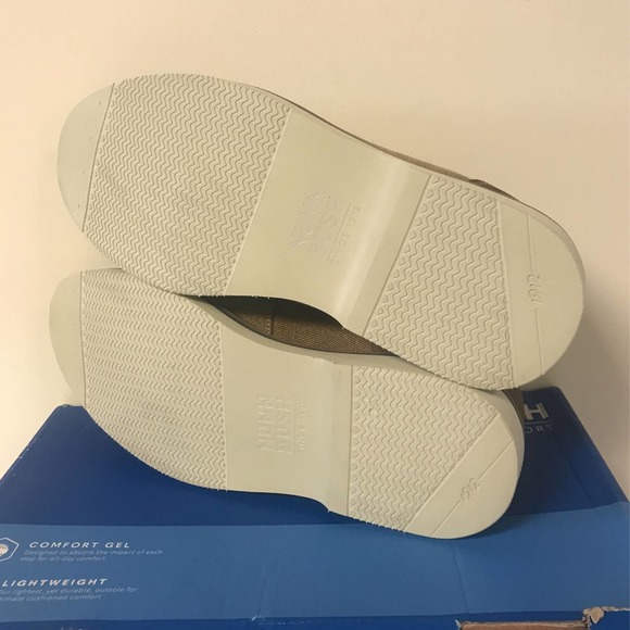 Nunn Bush Mens Size 8.5M Barklay Canvas Plain Toe Oxford. Khaki - Picture 6 of 8